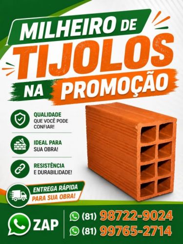 Tijolos De 9x19x19 de Alta Qualidade De 08 Furos Na Promoção 780286