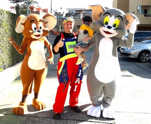 Tom e Jerry personagens vivos cover Festa 737667