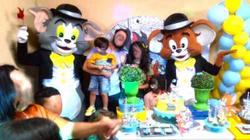 Tom e Jerry personagens vivos cover Festa 737670