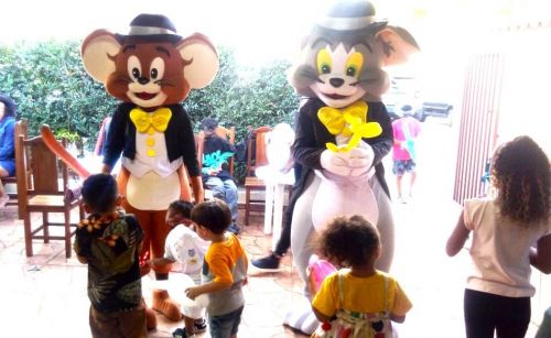Tom e Jerry personagens vivos cover Festa 737672