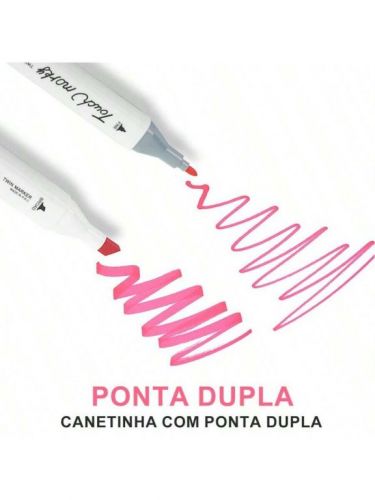 Touch Marcadores Caneta com Ponta Dupla Pintura De Arte Aquarela. 743911