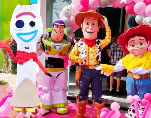 Toy Story Wood Buzz Cover Personagens Vivos Animação Festas Infantil 587810