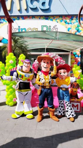 Toy Story Wood Buzz Cover Personagens Vivos Animação Festas Infantil 587820