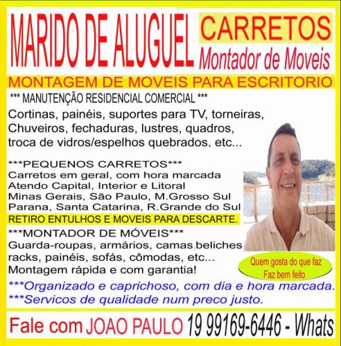 Marido de Aluguel em Barao Geraldo  19 99169-6446 786286