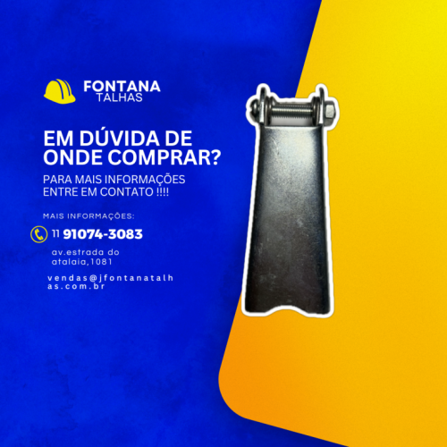 Trava De Segurança - Fontana Talhas forte talhas 02 744080