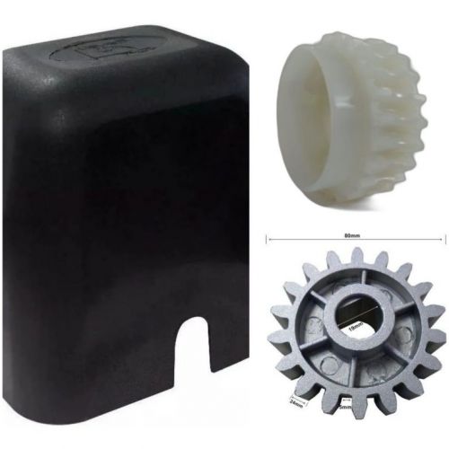 Trilho Dentado Para Motor Portão Todas Marcas Garen Ppa Preto 772574