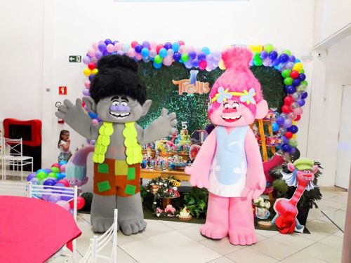 Trolls Cover Personagens Vivos Animação Festas Infantil 472737