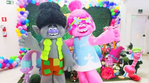 Trolls cover personagens vivos animação festas infantil 472721