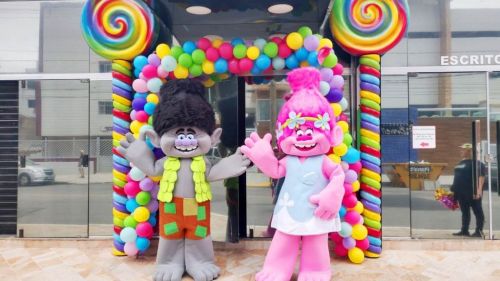 Trolls cover personagens vivos animação festas infantil 472725