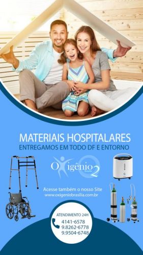 Tudo para tratamento de oxigenoterapia no conforto do seu lar  - 61-4141-6587  9-9504-6748 687079