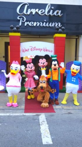 Turma Cover Personagens Vivos Minnie Mickey Pateta Pato Margarida Animação Festas Infantil 394172