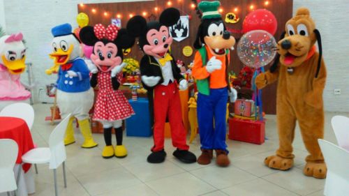 Turma Cover Personagens Vivos Minnie Mickey Pateta Pato Margarida Animação Festas Infantil 394174