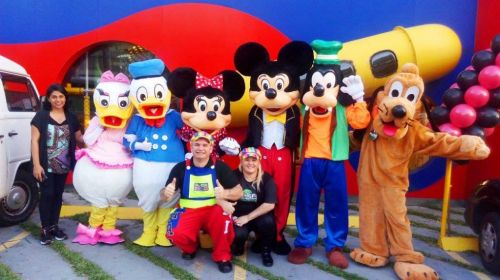 Turma do Mickey Cover Personagens Vivos Animação Festas  323284