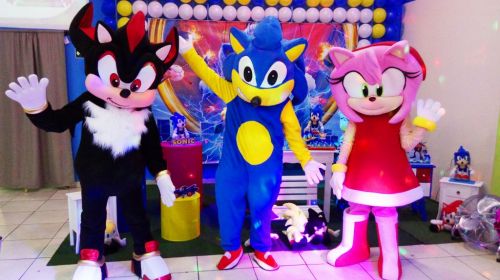 Turma Sonic cover personagens vivos festas infantil 587504