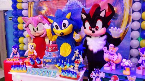 Turma Sonic cover personagens vivos festas infantil 587506