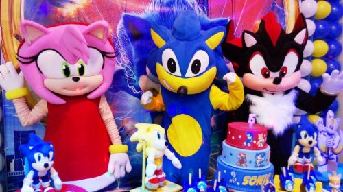 Turma Sonic cover personagens vivos festas infantil 587507