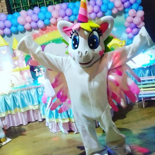 Unicornio personagem vivo cosplay Festa infantil 787138