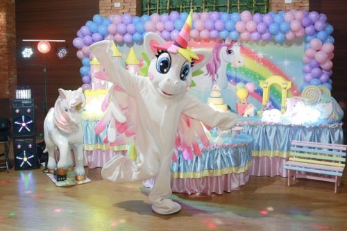 Unicornio personagem vivo cosplay Festa infantil 787140