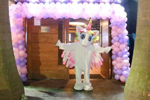 Unicornio personagem vivo cosplay Festa infantil 787144