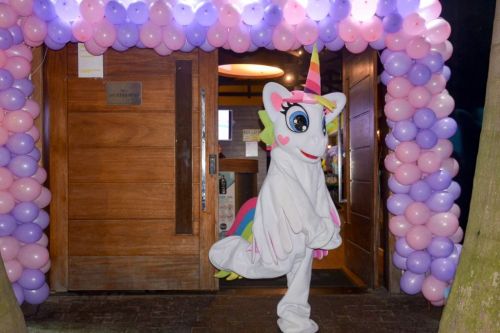 Unicornio personagem vivo cosplay Festa infantil 787145