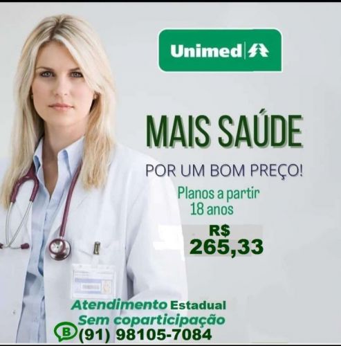 Unimed Estadual com promoção Neste Mês Faça seu Plano com cobertura Estado do Pará 721556