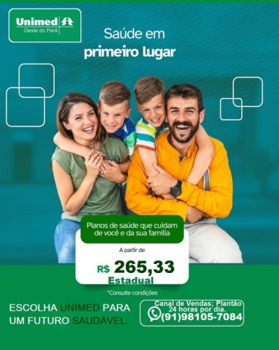 Unimed Estadual com promoção Neste Mês Faça seu Plano com cobertura Estado do Pará 721559