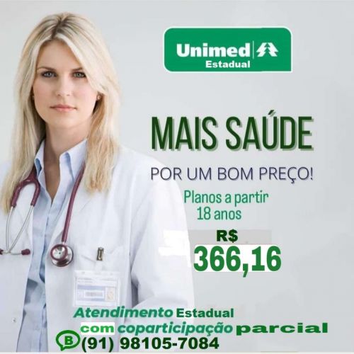 Unimed Regional com promoção Neste Mês-plano com coparticipação Parcial com cobertura Regional 780925