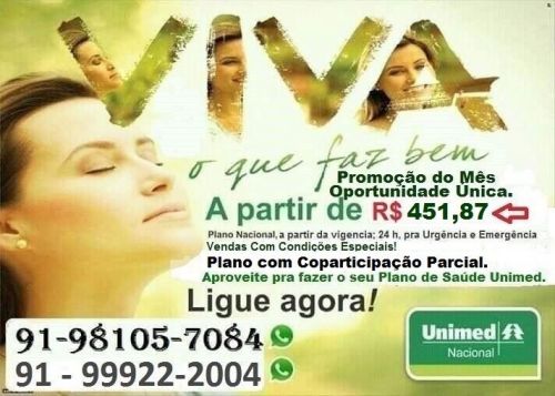Unimed Nacional Com Promoção Neste Mês Aproveite e Venha Pra Unimed é seu Plano 751761