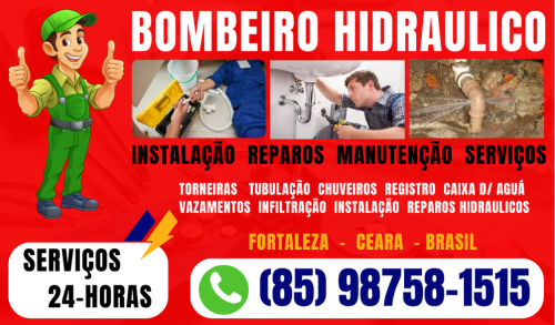 Vazamentos   Instalação   Hidraulicos  85 98758-1515 745197