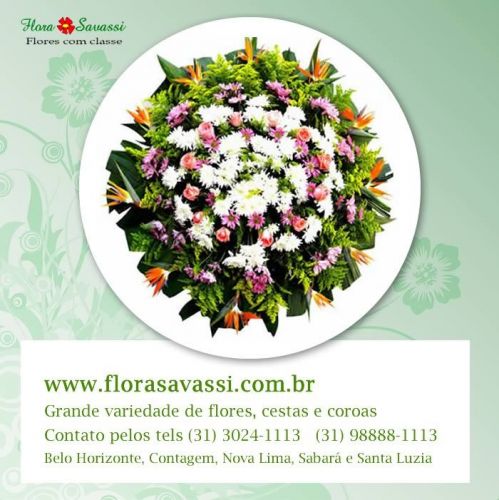 Velório da Paz Belo Horizonte Mg floricultura entrega coroa de flores Cemitério da Paz Bh 621319