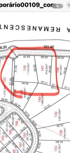 vendo dois terrenos no condominio Residencial del paraiso  com total de 2000 m2 770830