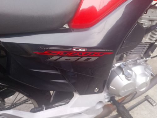 Vendo Honda Cg 160 Start Ano 2121 Km 28.000 Cor Vermelha  Única Dona 781237