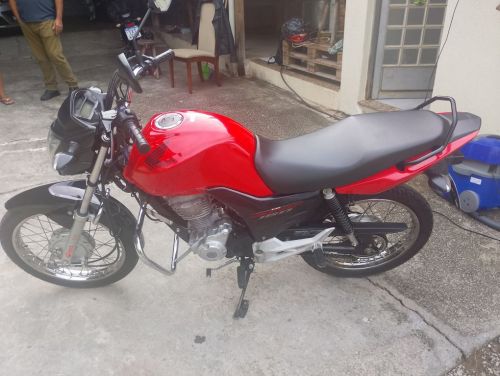 Vendo Honda Cg 160 Start Ano 2121 Km 28.000 Cor Vermelha  Única Dona 781239