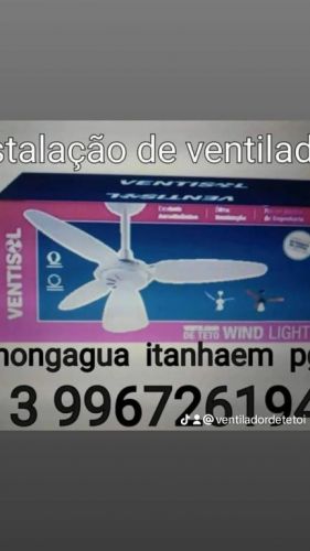 Ventilador de teto instalacao  13 996726194 778773
