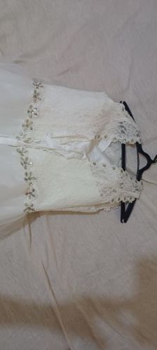 Vestidos de noiva renda sereia manga curta tamanho Xgg branco Produto novo - Importado - Nunca usado. 750455