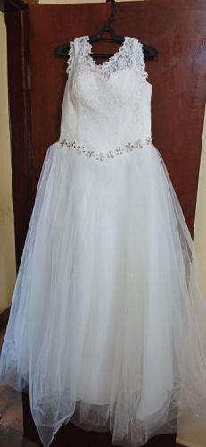 Vestidos de noiva renda sereia manga curta tamanho Xgg branco Produto novo - Importado - Nunca usado. 750457