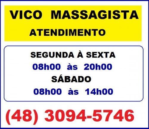Vico Massagista - Massagem Terapêutica Massoterapia Quiropraxia – São José Sc. 504454