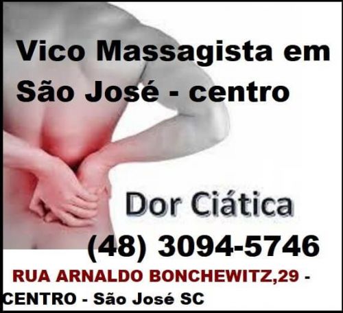 Vico Massagista - Massagem Terapêutica Massoterapia Quiropraxia – São José Sc. 504463