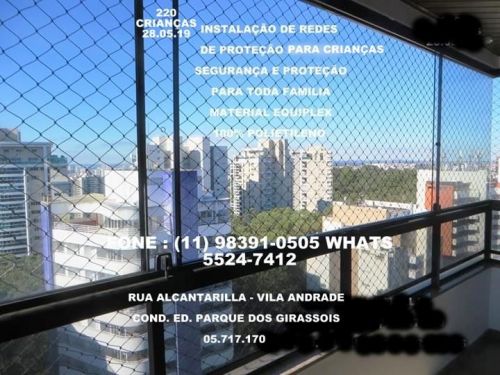 Vila Andrade  Instalação de Telas de Proteção na Vila Andrade Rua Jose de Oliveira Coelho 11 98391-0505 zap  564905