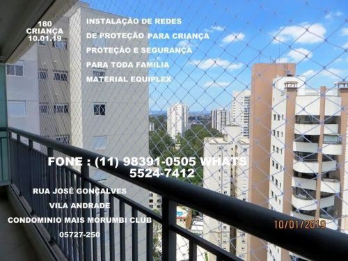 Vila Andrade  Instalação de Telas de Proteção na Vila Andrade Rua Jose de Oliveira Coelho 11 98391-0505 zap  564909