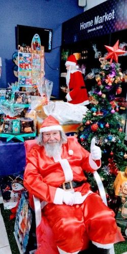 visita do papai noel para loja em são Mateus  visita do papai noel no centro  santo André  764577