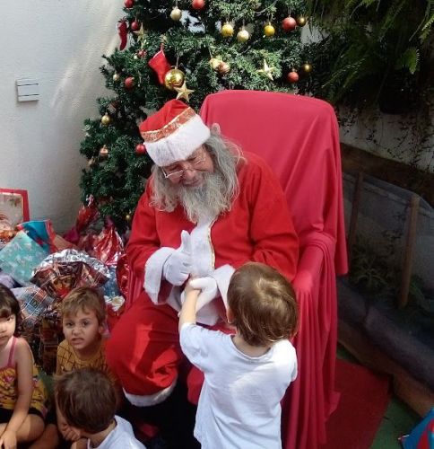 visita do papai noel para loja em são Mateus  visita do papai noel no centro  santo André  764583