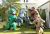 Dinossauro Personagens Vivos Cosplay Festa Infantil
