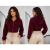 Jaqueta Feminina Cotelê Cropped