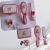 Kit Acessorios Personalizados Para Bebe Pente Escova Saboneteira Prendedor De Chupeta Perolas 
