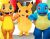 Turma Pokemon Pikachu Cover Personagens Vivos Festas Infantil